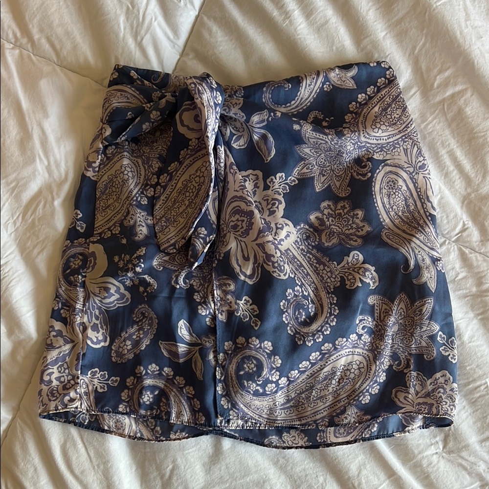 Mustard Seed Floral Blue Dress